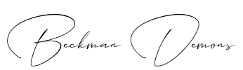 Beckman Demons Font Image