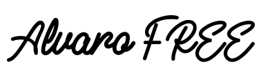 Alvaro FREE Font Image