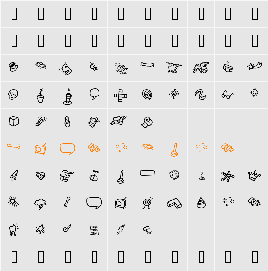 Atman Character Map