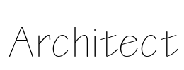 Architect Font Image