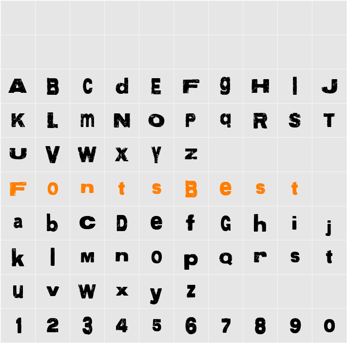 More than Enough Character Map