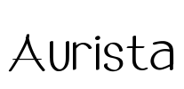 Aurista Font Image