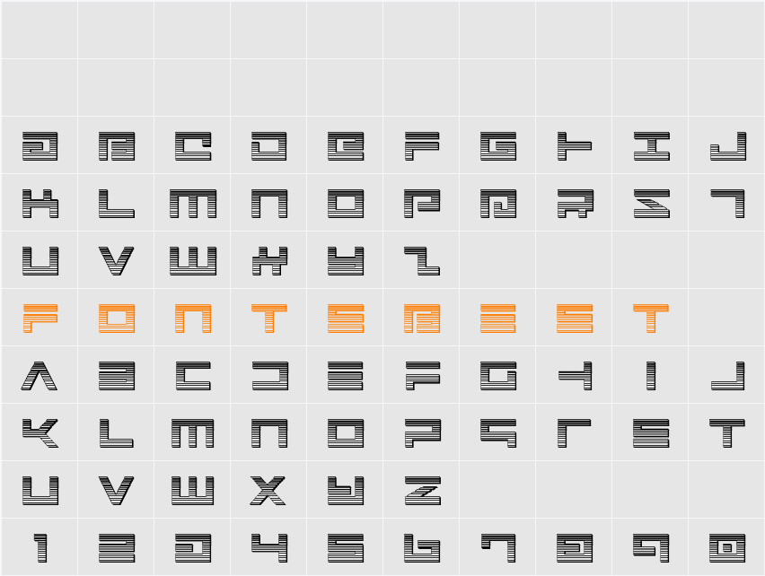 Avenger Chrome Character Map