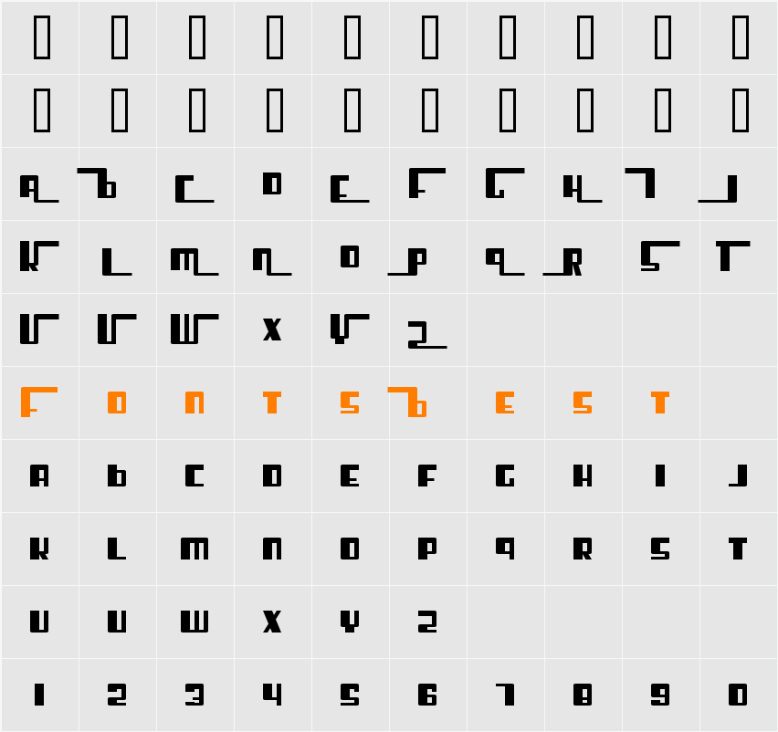 Cosmic Age Extended Character Map