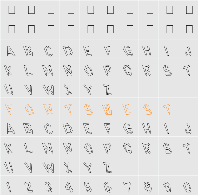 Bedrock-Light Hollow Lefty Character Map