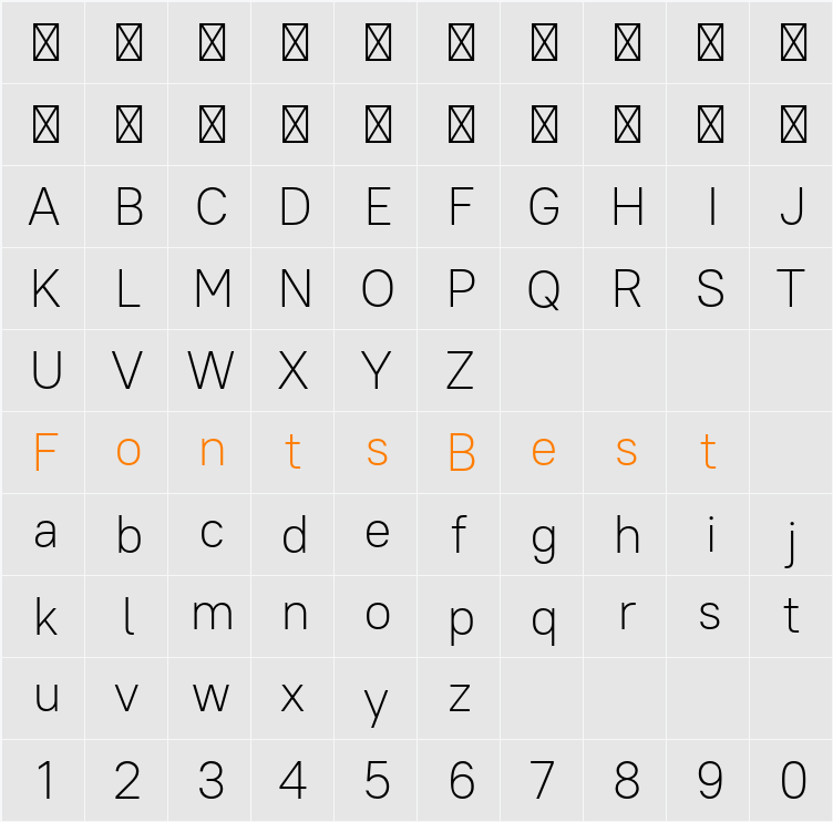 PT Root UI Light Character Map