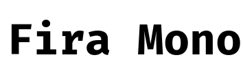 Fira Mono Font Image