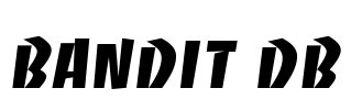 Bandit DB Font Image
