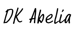 DK Abelia Font Image