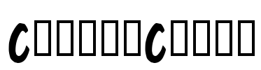 ChunkyComix Font Image