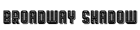 Broadway Shadow Font Image