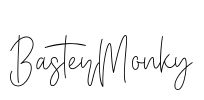 BasterMonky Font Image
