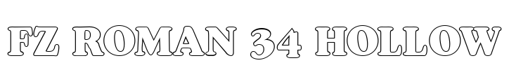 FZ ROMAN 34 HOLLOW