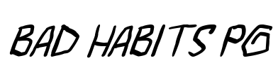 bad habits pg