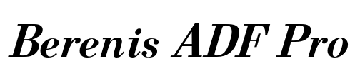 Berenis ADF Pro Font Image