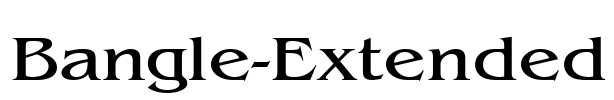 Bangle-Extended Font Image