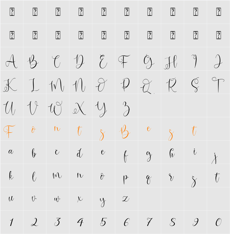 Baby Forest Character Map