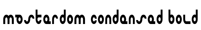 Masterdom Condensed Bold