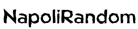 NapoliRandom Font Image