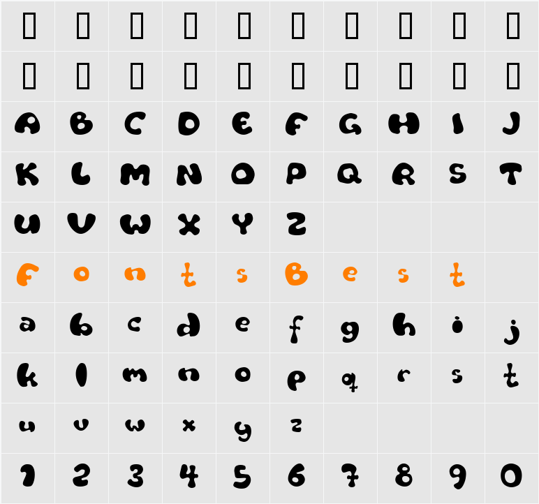 Flat tyre Character Map