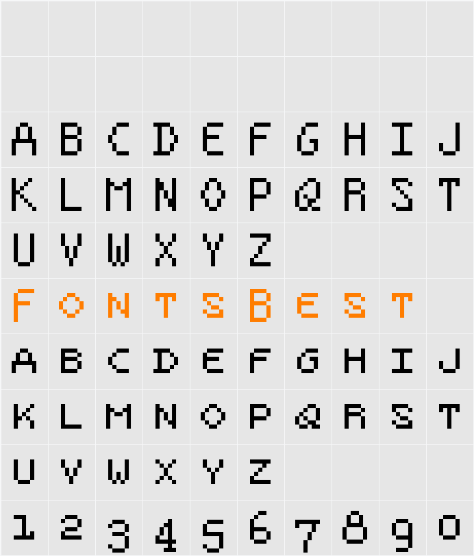 ModusSmallCaps Character Map