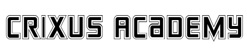 Crixus Academy Font Image