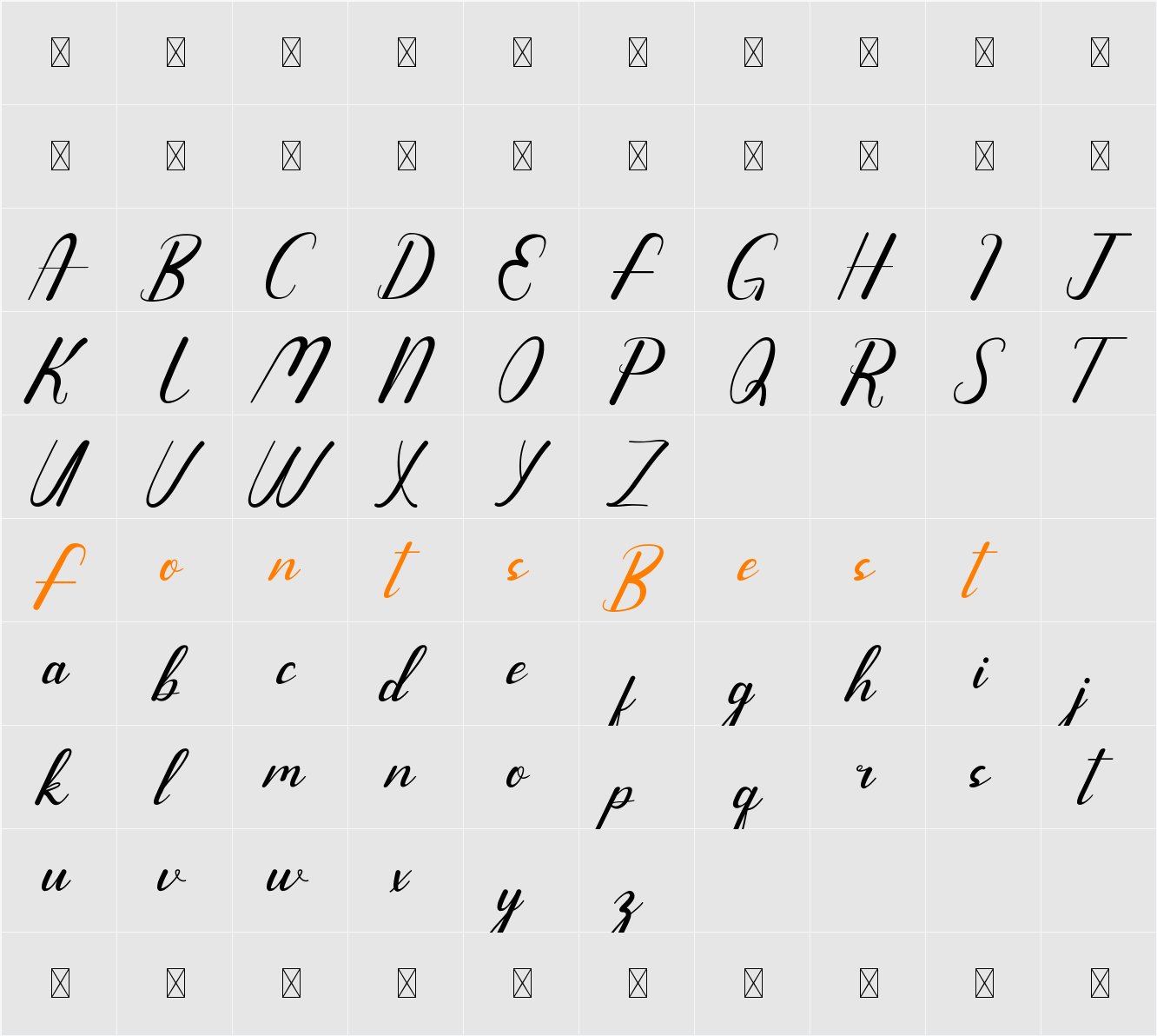 Antropological Demo Character Map
