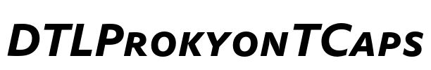 DTLProkyonTCaps Font Image