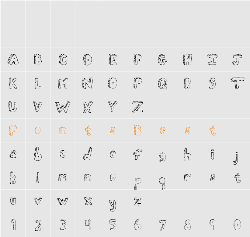 Fh_Scribble Character Map