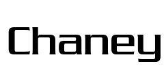 Chaney Font Image