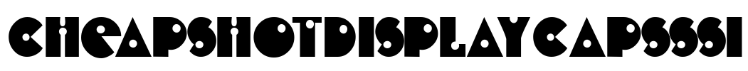 CheapShotDisplayCapsSSi Font Image