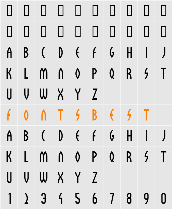 JI-Lipped Character Map