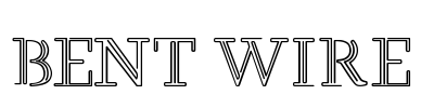 BENT WIRE Font Image