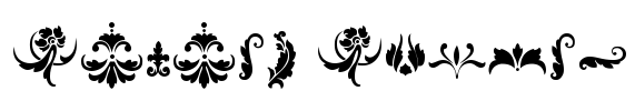 Damask Dings1 Font Image