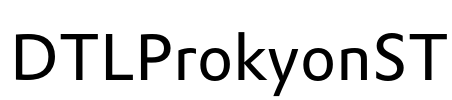 DTLProkyonST Font Image