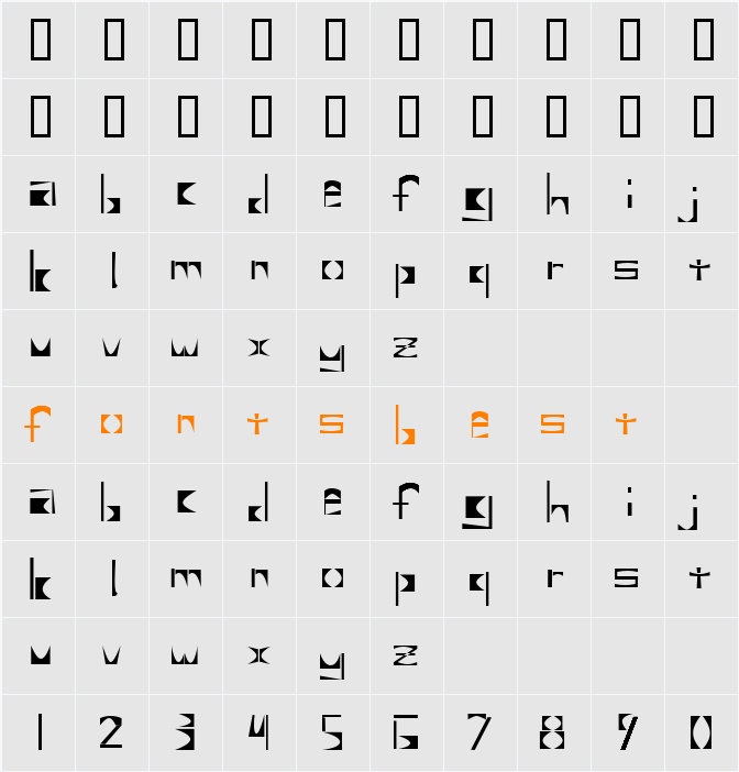 JI-Impark Character Map