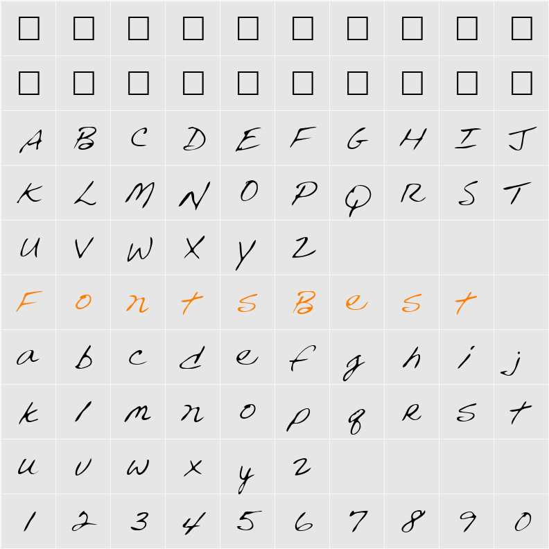 Dave Character Map