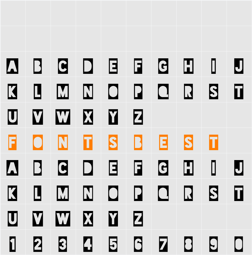 Blackout 2AM Character Map