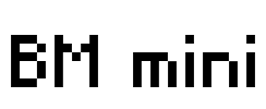 BM mini Font Image