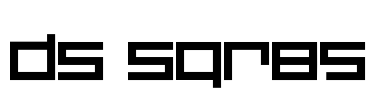 DS SQR85 Font Image
