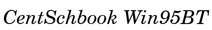 CentSchbook Win95BT