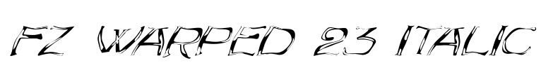 FZ WARPED 23 ITALIC