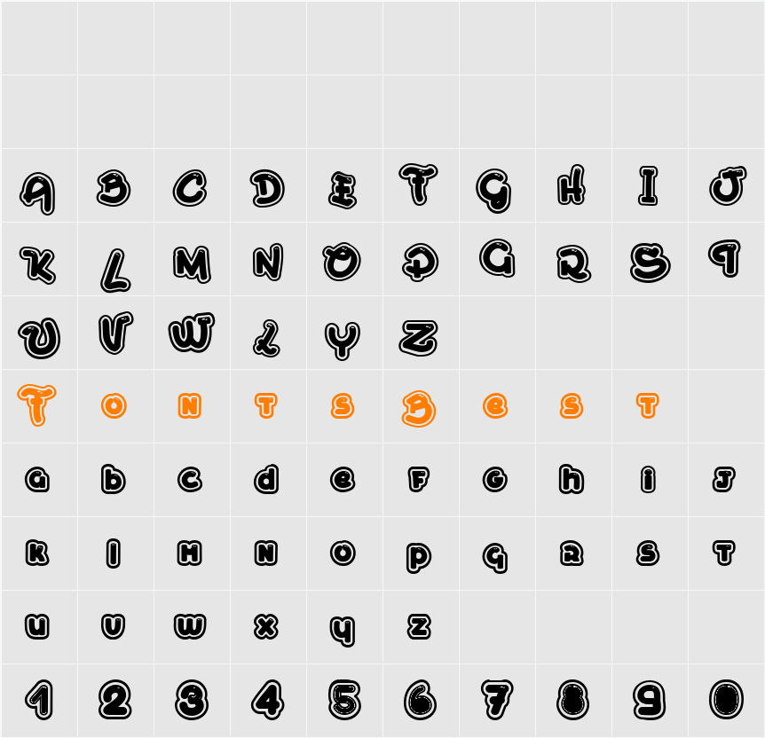 Mont Royal Character Map