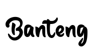 Banteng Font Image