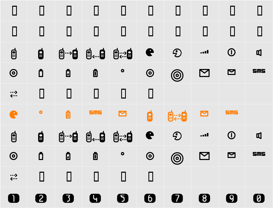 cellpic Character Map