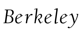 Berkeley Font Image