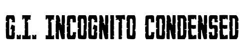 G.I. Incognito Condensed