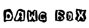 Dawg Box Font Image