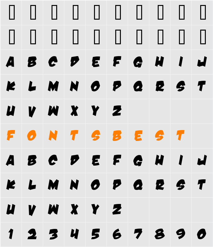 Damn Noisy Kids Character Map