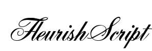 FleurishScript Font Image
